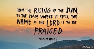 Psalm 113:3