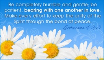 Ephesians 4:2-3