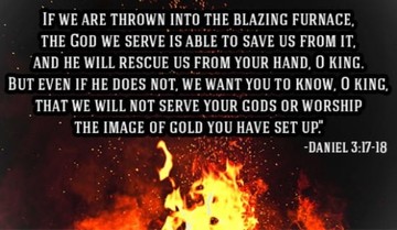 The God we serve is able to SAVE