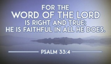 God's Word is Right and True