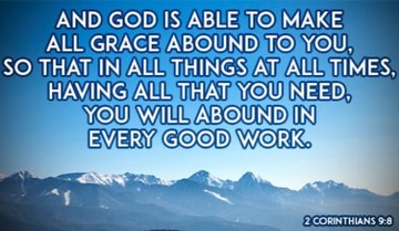 God's Grace Gives Me Everything!