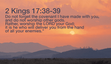 What other "gods" are problems today? - 2 Kings 17:38-39