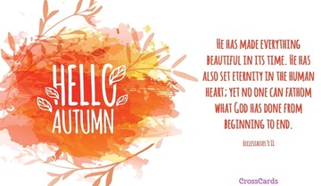 Hello Autumn