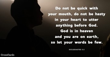 Ecclesiastes 5:2