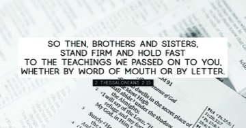 2 Thessalonians 2:15