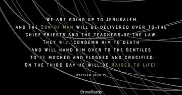 Matthew 20:18-19