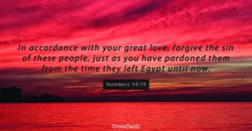 Numbers 14:19