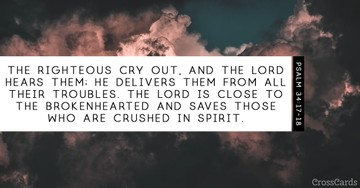 Psalm 34:17-18