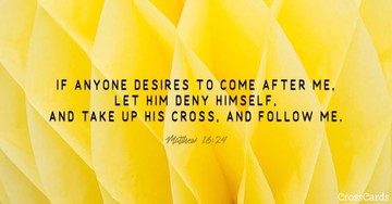 Matthew 16:24