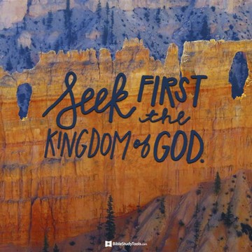 Your Daily Verse - Matthew 6:33
