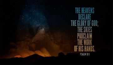 Your Daily Verse - Psalm 19:1