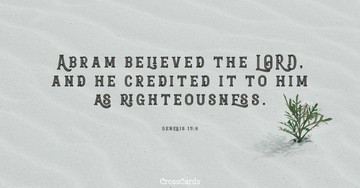 Your Daily Verse - Genesis 15:6