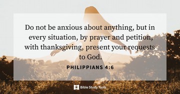 Worry and Anxiety Bible Verses