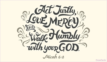 Your Daily Verse - Micah 6:8