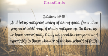 Galatians 6:9-10