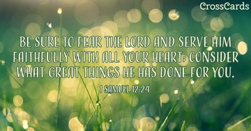 1 Samuel 12:24