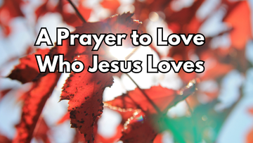 A Prayer to Love Who Jesus Loves