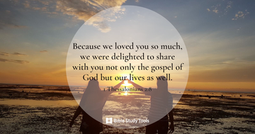 1 Thessalonians 2:8