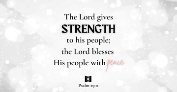 Psalm 29:11