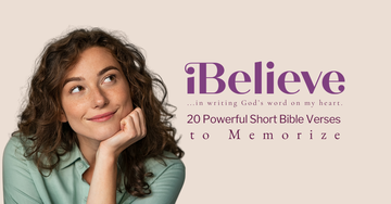 20 Powerful Short Bible Verses to Memorize Printable Checklist