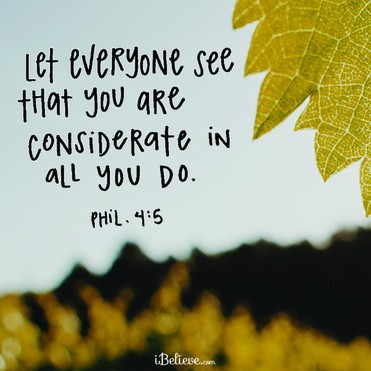 Philippians 4:5