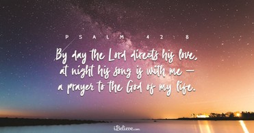Your Daily Verse - Psalm 42:8