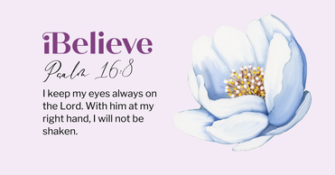 Your Daily Verse - Psalm 16:8