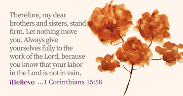 Your Daily Verse - 1 Corinthians 15:8 - September 26th