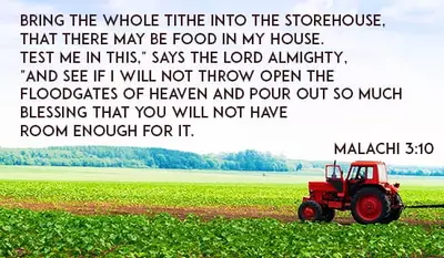 Malachi 3 10 Bring The Whole Tithe Into The Storehouse That Th