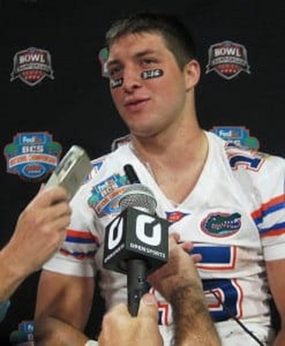 John 16 33: Tim Tebow's Eye Black Bible Passage (PHOTO)