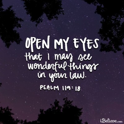 Your Daily Verse - Psalm 119:18