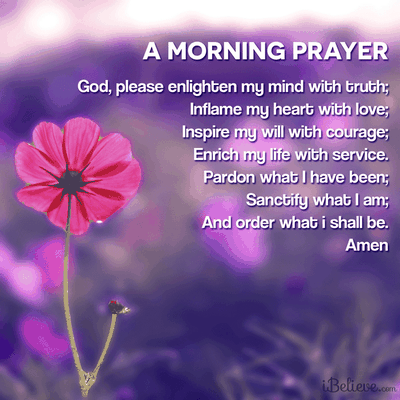 praying in the morning bible verse