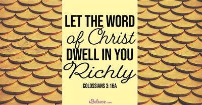 Your Daily Verse - Colossians 3:16