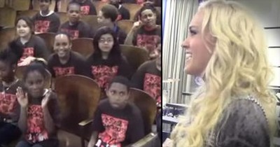 Carrie Underwood Sings So Small With Inner City Kids Chorus 