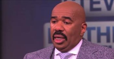 A Surprise From The Past Leaves Steve Harvey in Tears 