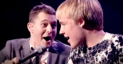 Persistent Mother Convinces Michael Bublé to Let Her Son Sing...And He FLOORS Everyone! 