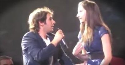 Josh Groban Picks Girl From Audience To Sing A Duet 