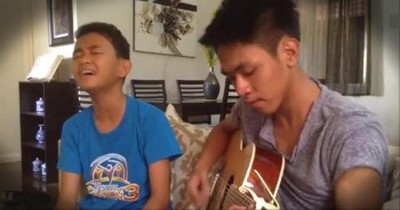 2 Talented Boys Sing God Gave Me You. It Gave Us Chills. 