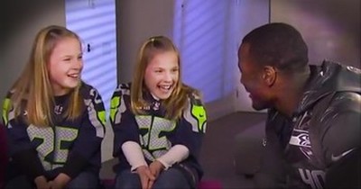 Deaf Super Bowl-bound NFL Player Surpises Hearing Impaired Twins 