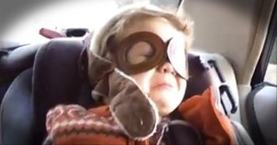 Cute Little Boy Is Overcome with Emotions When His Favorite Song Comes On 