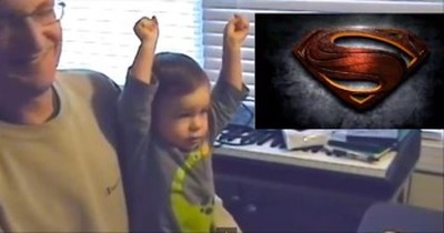 This Baby's Reaction to the 'Man of Steel' is the Most Precious Thing Ever 