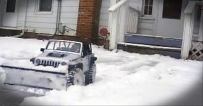 Don't Feel Like Shoveling Snow? Then Buy a Toy Car. :) 