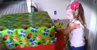 A Little Girl is Surprised With the BEST Gift of All on Her Birthday 