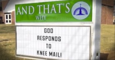 Funny Pop Culture Parody of Hilarious Church Signs 