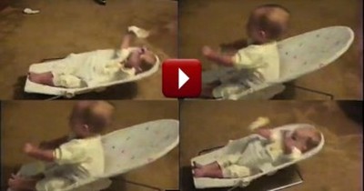 Adorable Baby Does the Funniest Thing While Watching TV 