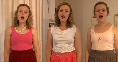 We Love This Woman's A Cappella Cover of 'Evening Prayer.' Wow. 
