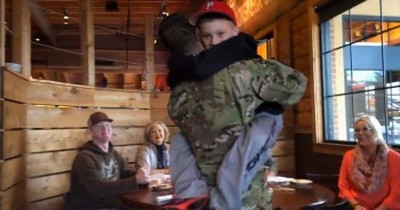 Army Dad Surprises Young Son with the BEST Reunion 