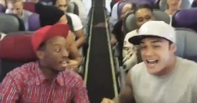 Passengers Get the BEST Surprise Before Take-off -- Wait Til You Hear Who The Performers Are! 