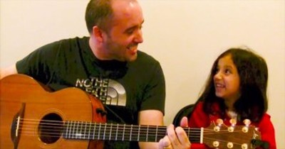 Father and Daughter JOYOUS Duet to 'Down In My Heart' 