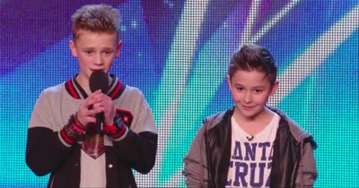 2 Boys Sing Anti-Bullying Duet And Simon Hits The Golden Buzzer